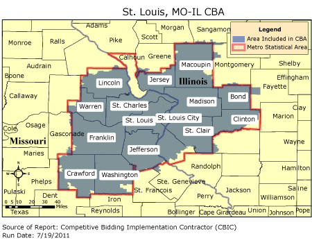 What areas are affected by Medicare Competitive Bidding?